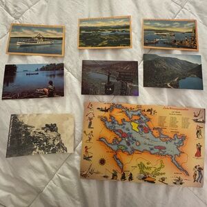 Vintage Postcards New Hampshire Lake Winnipesaukee Nature